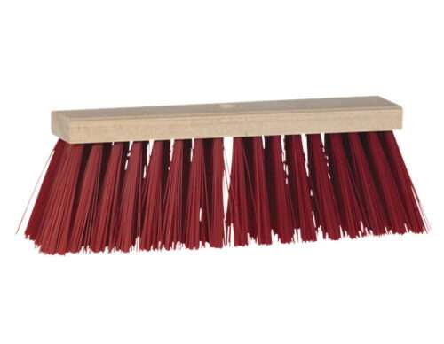 Gadekost m/hul til skaft 400 mm Stiv Træ