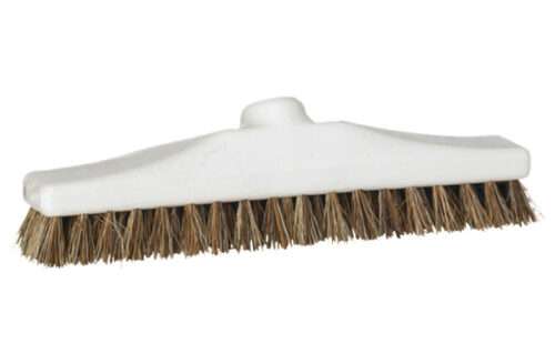 Gulvskrubbe 300 mm Stiv Hvid