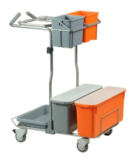 Smart 2 rengøringsvogn 2 moppespande