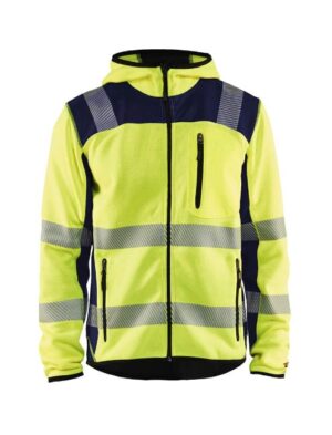 Blåkläder High vis strikket softshell jakke