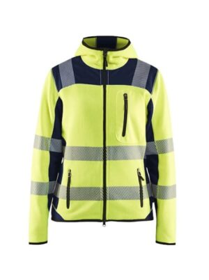 DAME HIGH VIS STRIKKET SOFTSHELL JAKKE