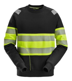 Snickers High-vis sweatshirt klasse 1