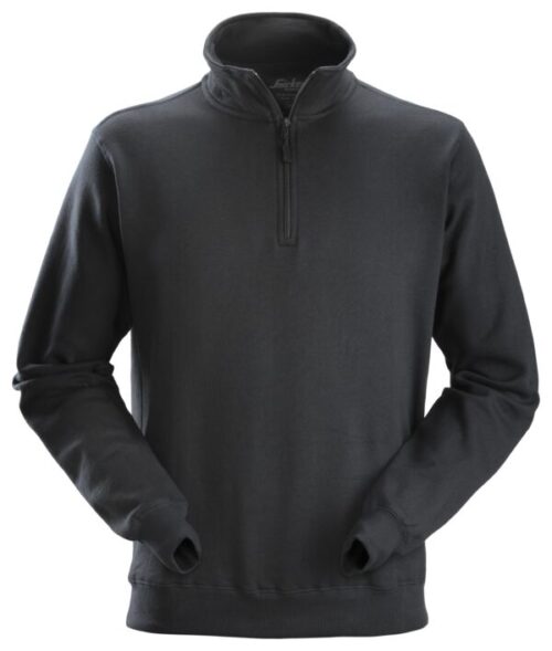 Snickers Sweatshirt med kort lynlås