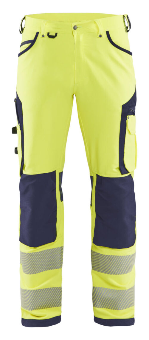 Blåkläder High vis buks 4-vejs stretch