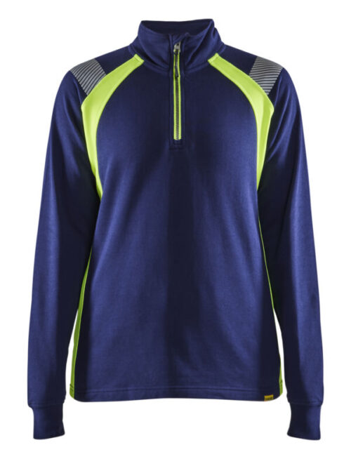 Blåkläder Dame Sweatshirt half zip
