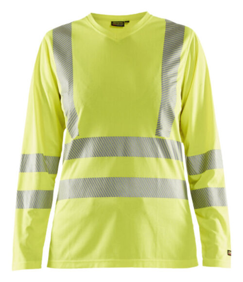 Blåkläder Dame High Vis T-shirt lang ærme