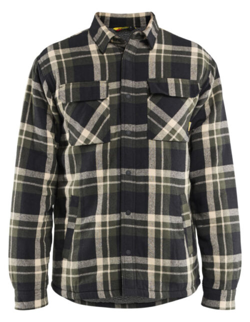 Blåkläder Flannelskjorte med Fiberpelsforing