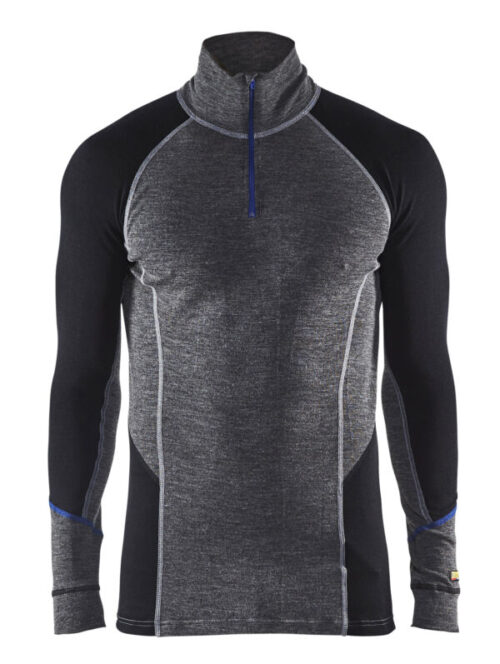 Blåkläder Undertrøje Merinould Half Zip Warm