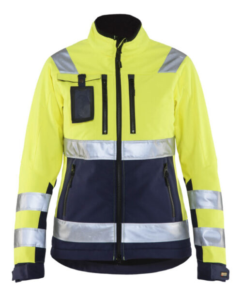 Blåkläder Dame High Vis Softshell Jakke