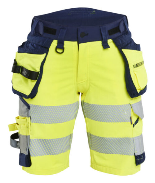 Blåkläder Dame High Vis Shorts 4-vejs Stretch