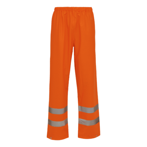 Elka Dry Zone Visible Regnbukser Hi-Vis med refleksstriber