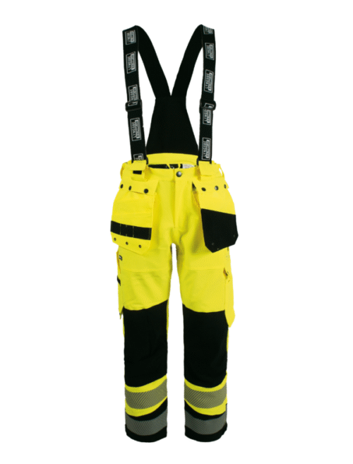 Hi-Vis åndbare regnbukser i stræk kvalitet
