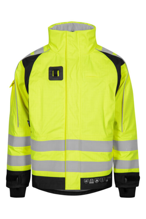 Multinorm Hi-Vis jakke i kraftig rivfast kvalitet med foer