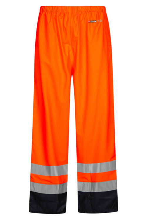 Hi-Vis regnbukser i PU kvalitet