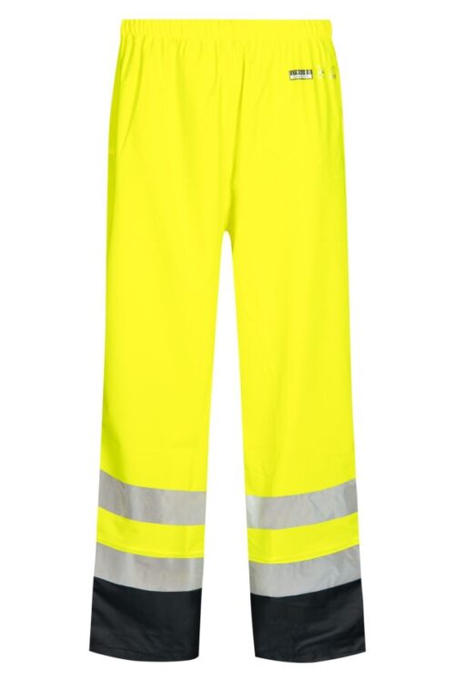 Hi-Vis regnbukser i PU kvalitet