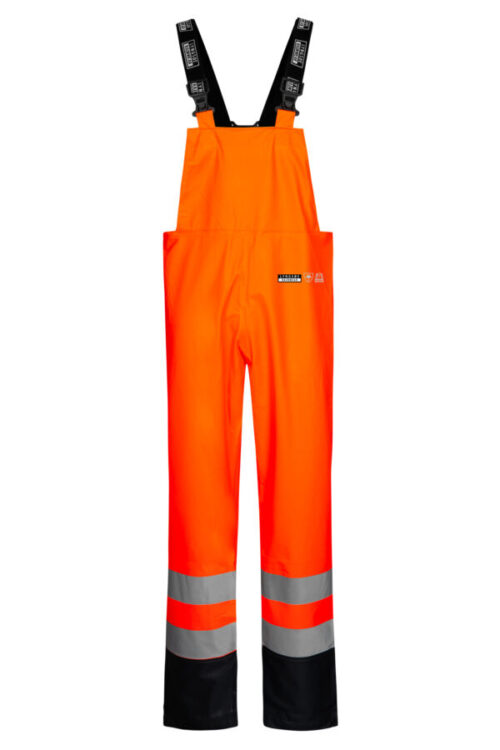 Hi-Vis regnoveralls i PU kvalitet