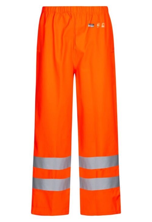 Hi-Vis regnbukser i PU kvalitet