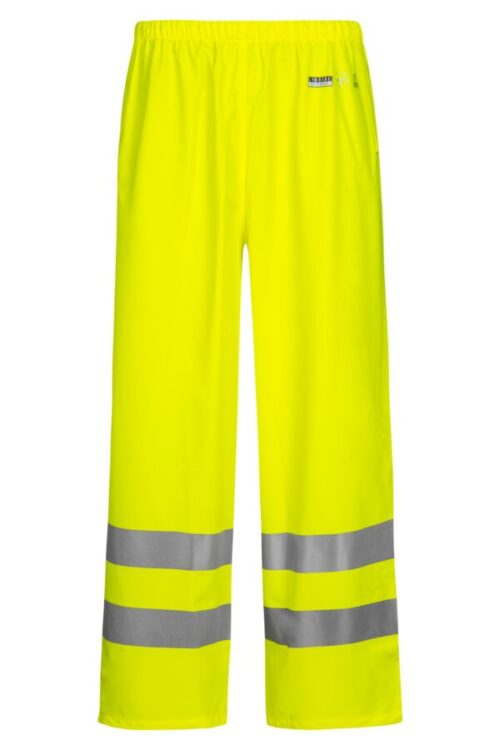 Hi-Vis regnbukser i PU kvalitet
