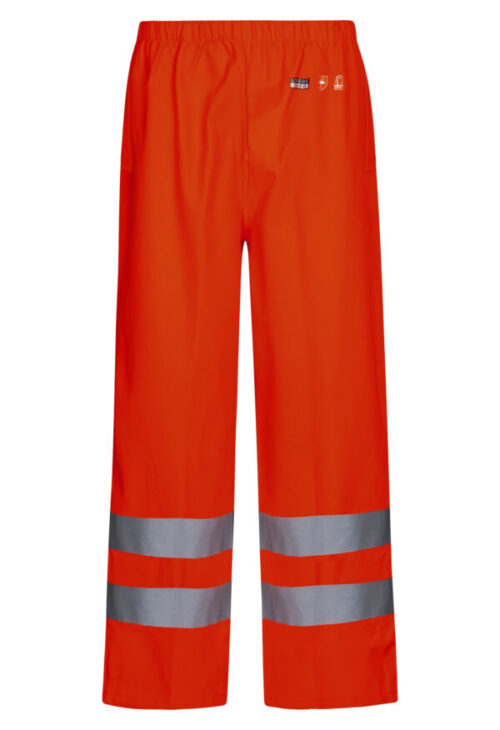 Hi-Vis regnbukser i PU kvalitet