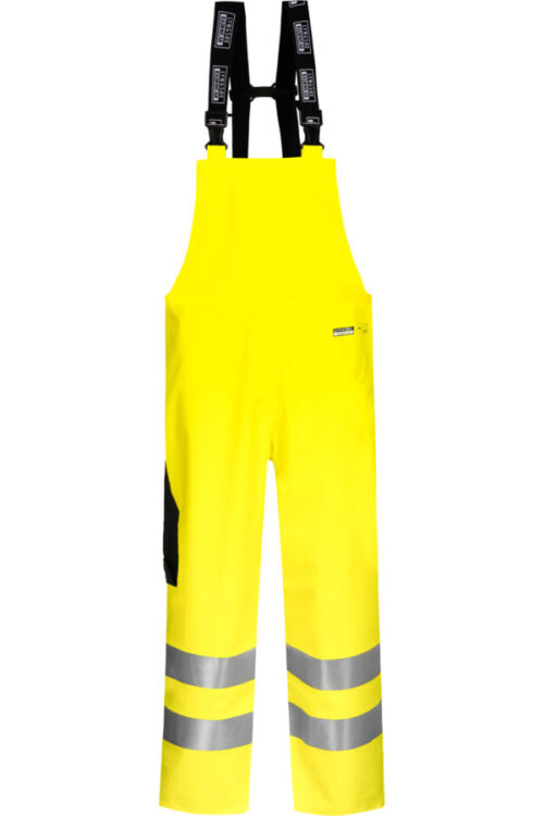 Hi-Vis regnoveralls i kraftig PU/PVC kvalitet