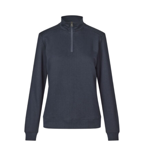 ID PRO Wear CARE sweat | ubørstet | ¼ zip | dame