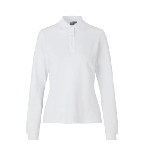 ID Langærmet poloshirt | stretch | dame