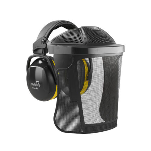 Secure 2 Hovedbøjle + visir med trådnet af nylon