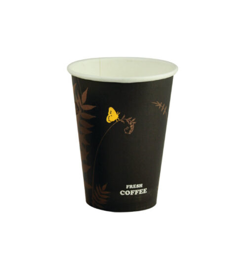 Paper Cup Hot Cup Ø70 Black 20cl