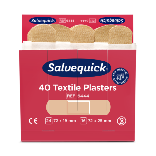 Textile Plasters 40 pcs 6 Refill