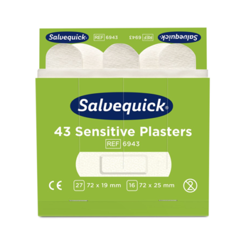 Sensitive Plasters 43 pcs 6 Refill