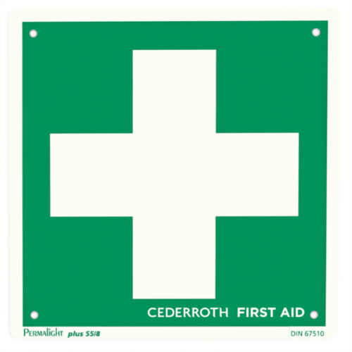 First Aid Cross Sign