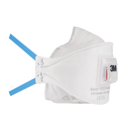 Aura 9322+G3 Disposable 10p Half Face Mask